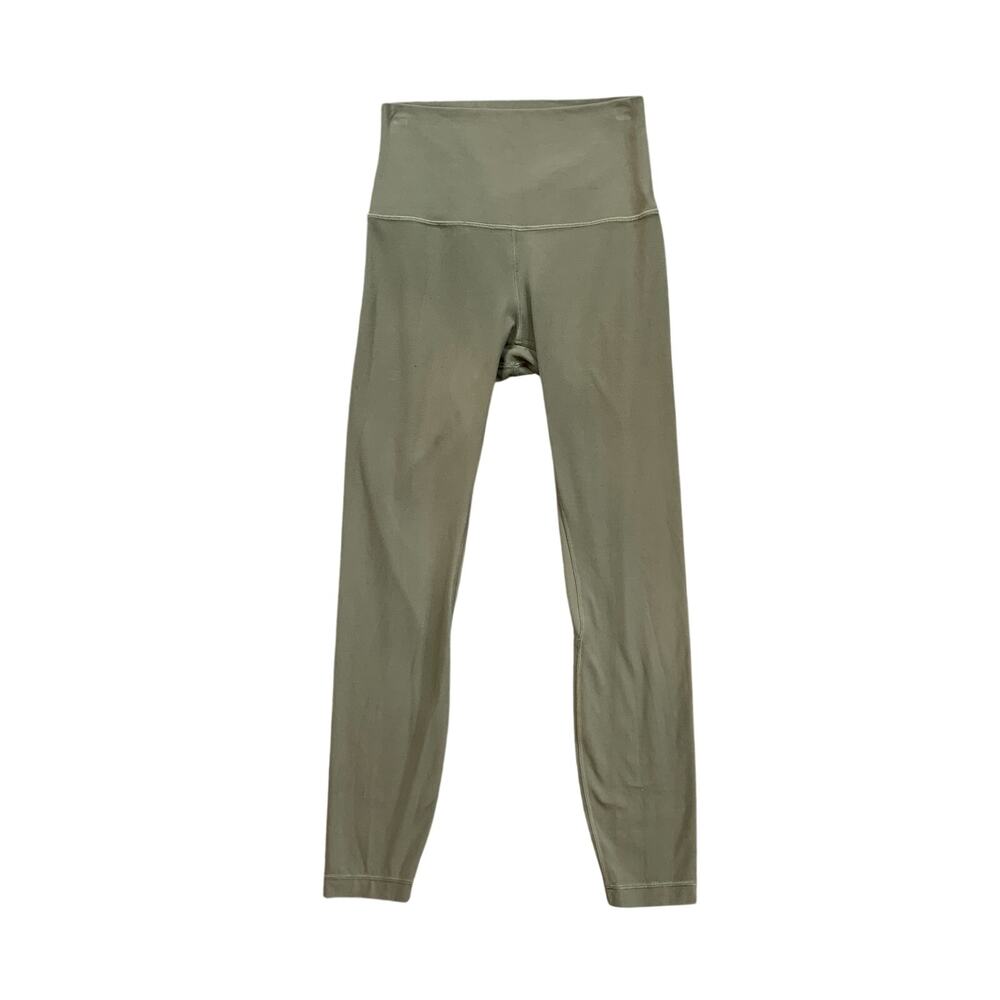 Lululemon Leggings Womens 4 Sage Align High Rise Pull On Wide Waistband *READ